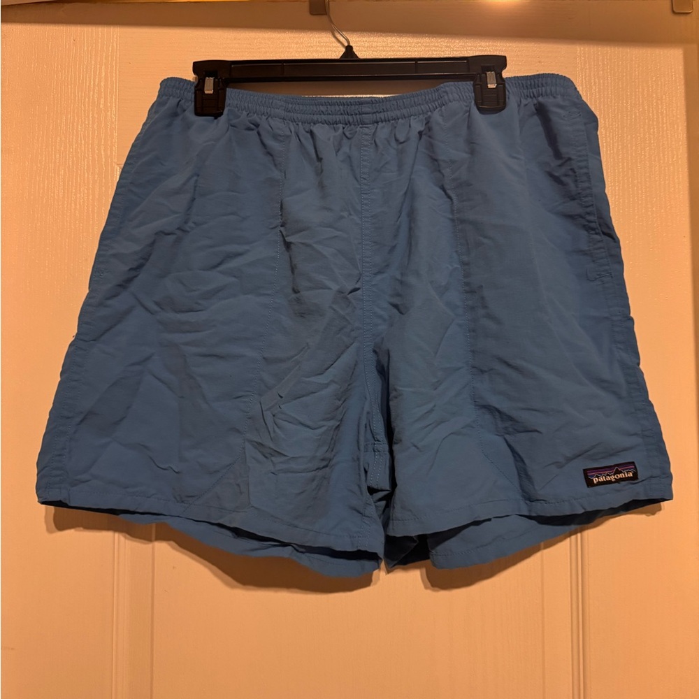 Patagonia Light Blue Swim Trunks